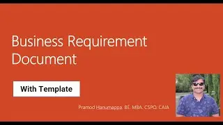 How to write a Business Requirement Document