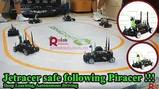 JetRacer Safe Following PiRacer !!! High Speed AI Racing Robot | DonkeyCar  - 