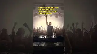 how to cause a massive earthquake 🤯 #bass #techno #rave #people