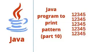 Java program to print pattern (part 10)