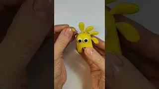 Poblox! Радужный желтый друг из пластилина. RAINBOW Friends.