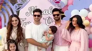 Muneeb butt daughter miral birthday//Miral khan birthday//Miral face reveal #trending