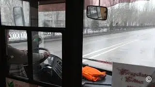 Ride on the Volgograd trolley / Поездка на Волгоградском троллейбусе