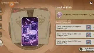 Genshin Impact : Event Penempaan Dan Latihan Langkah Petir