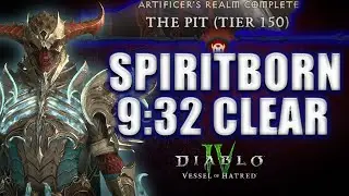 Spiritborn PIT 150 [9:32] Clear | Diablo 4 Spiritborn Season 6 Build #skulm #diablo4