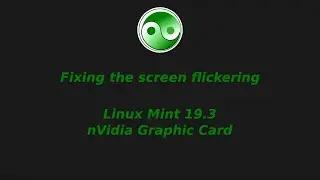 Screen flickering while recording with OBS studio - NVIDIA Linux Mint
