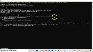 API REQUESTS IN VS CODE USING PYTHON