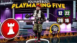 THE PLAYMAKING FIVE BUILD IS THE BEST BUILD IN 2K22 CURRENT GEN RIGHT NOW! 2K22 BEST PLAYMAKING FIVE