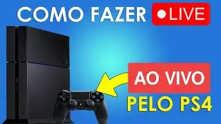 COMO FAZER LIVE PELO PS4 PARA YOUTUBE E OUTROS