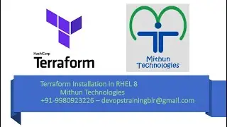 Terraform Installation - RHEL - 8 - Mithun Technologies - +91-9980923226
