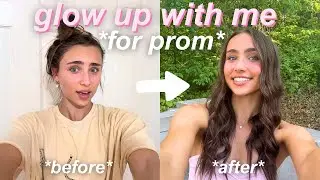 glow up + prep with me for prom!! 🤭 *flowers, nails, tan, etc*