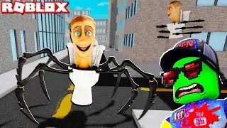 Побег от Гигантских Скибиди Туалетов!Скибиди туалеты Роблокс!