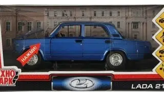 Технопарк Машина LADA 2107 17 см инерционная, свет, звук, металл VАZ-2107-В с 3 лет #технопарк