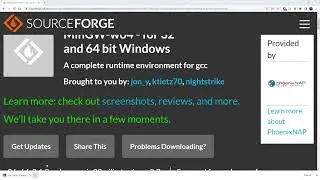 File Has Been Downloaded Incorrectly! Error MinGW64 SourceForge install Windows 10 Fix