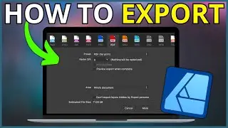 How To Export On Affinity Designer  (Easy Guide)