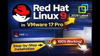 How to download and install RHEL(Redhat) 9 on VMWare workstation 17 Pro step by step (2026).