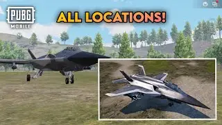 All Fighter Jet Locations In Payload 3.0 Mode | PUBG MOBILE | Payload 3.0 Jet Locations 🔥