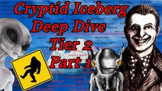 Cryptids & Paranormal Entities Iceberg DEEP DIVE Tier 2 Part 1 Explained | Emperor Zeech