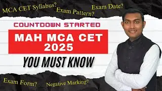 MAH MCA CET 2025 | SYLLABUS | EXAM PATTERN | EXAM FORM  #mahmcacet2025 #mahmcacetsyllabus #mcacet