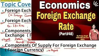 Foreign Exchange | Foreign Exchange Rate | Components Of Demand And Supply Of Foreign Exchange
