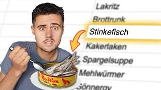 24 STUNDEN euer HASS-Essen probieren 🤢