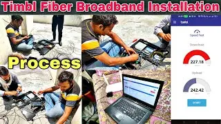 Timbl Fiber Broadband Installation Within 24 Hours Complete Process After Booking👌With Speedtest🔥