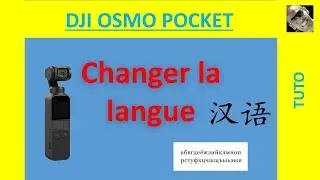 DJI osmo pocket : change language