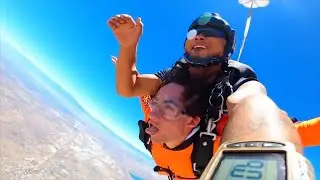 I WENT SKYDIVING FOR HER BIRTHDAY (MY FIRST TIME)!