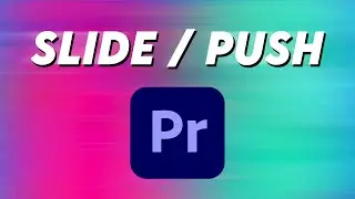 How To Smooth Push Slide (Swish Pan) Transition - Adobe Premiere Pro