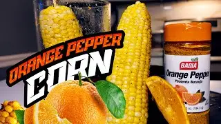 ORANGE PEPPER CORN ON THE COBB RECIPE 🌽 #cornrecipe
