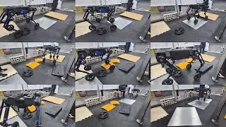 [RL] Quadruped Blind Slow Trot Test in Indoor Terrain with Reinforcement Learning in Pongbot-W