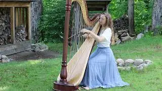Relaxing Harp Music - Harvest Moon Cover by Rachel Easson