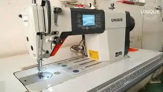 Step motor computerized industrial lockstitch sewing machine