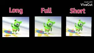 The Gummy Bear Song Long VS Full VS Short (