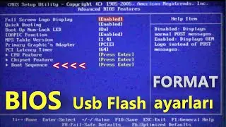 Bios Format atma ayarları (#4) DESKTOP AMİ Bios Usb Flash Boot
