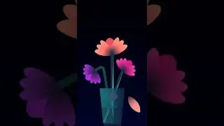 CSS flower animation 🌸