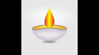 Diwali Diya logo design in CorelDRAW Shorts No 123 