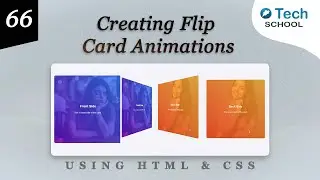 Creating Flip Card Animations with HTML & CSS  #75DayUIChallenge #day66