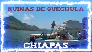 IMPRESIONANTE  RUINA DE UNA IGLESIA BAJO EL AGUA, Quechula, estado de Chiapas.