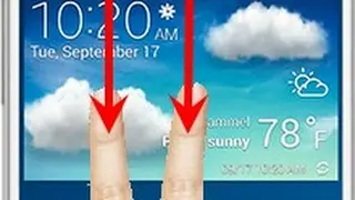HOW to turn off talk back mode in android!!