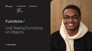 Functions | Unit Testing Functions on Objects in Palantir Foundry