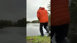 Almost fell in!
