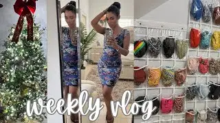 CLOSET BATHING SUIT ORGANIZATION| DECORATE THE TREE| CHAOTIC MORNING ROUTINE ALONE WITH KIDS