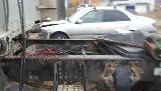 (Фрэд 2)Снимаем кабину с Freightliner продолжение