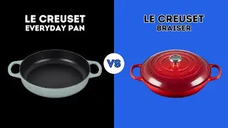 ⭐ LE CREUSET EVERYDAY PAN VS LE CREUSET BRAISER ⭐ | COMPARISON