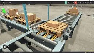 Factory IO Scene -Sorting_by_Height_Basic- using CCW, Allen Bradley Connected Components Workbench