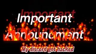 Important announcment