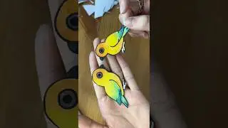 Sun Conure Watercolour Craft 🦜