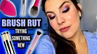 IN A BRUSH RUT... Full Face Using Different Brushes