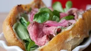 Easy Steak Sandwich (Recipe) || [ENG SUBS]
